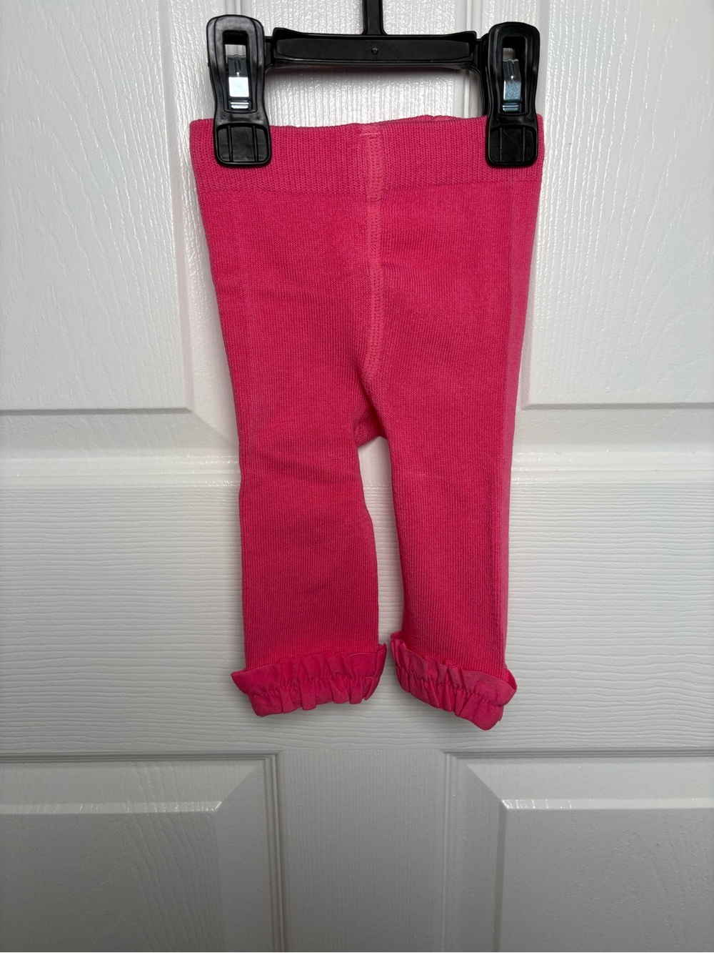 Ruffle Butts Pink Footless Ruffle Tights 0-6 Months NWOT